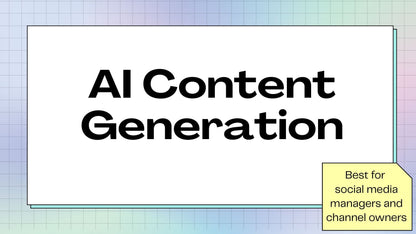 AI Content Generation